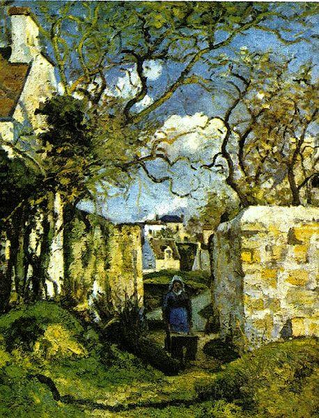 Camille Pissarro Paisagem de Pontoise France oil painting art